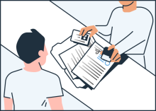 illustration\ of interaction with notary